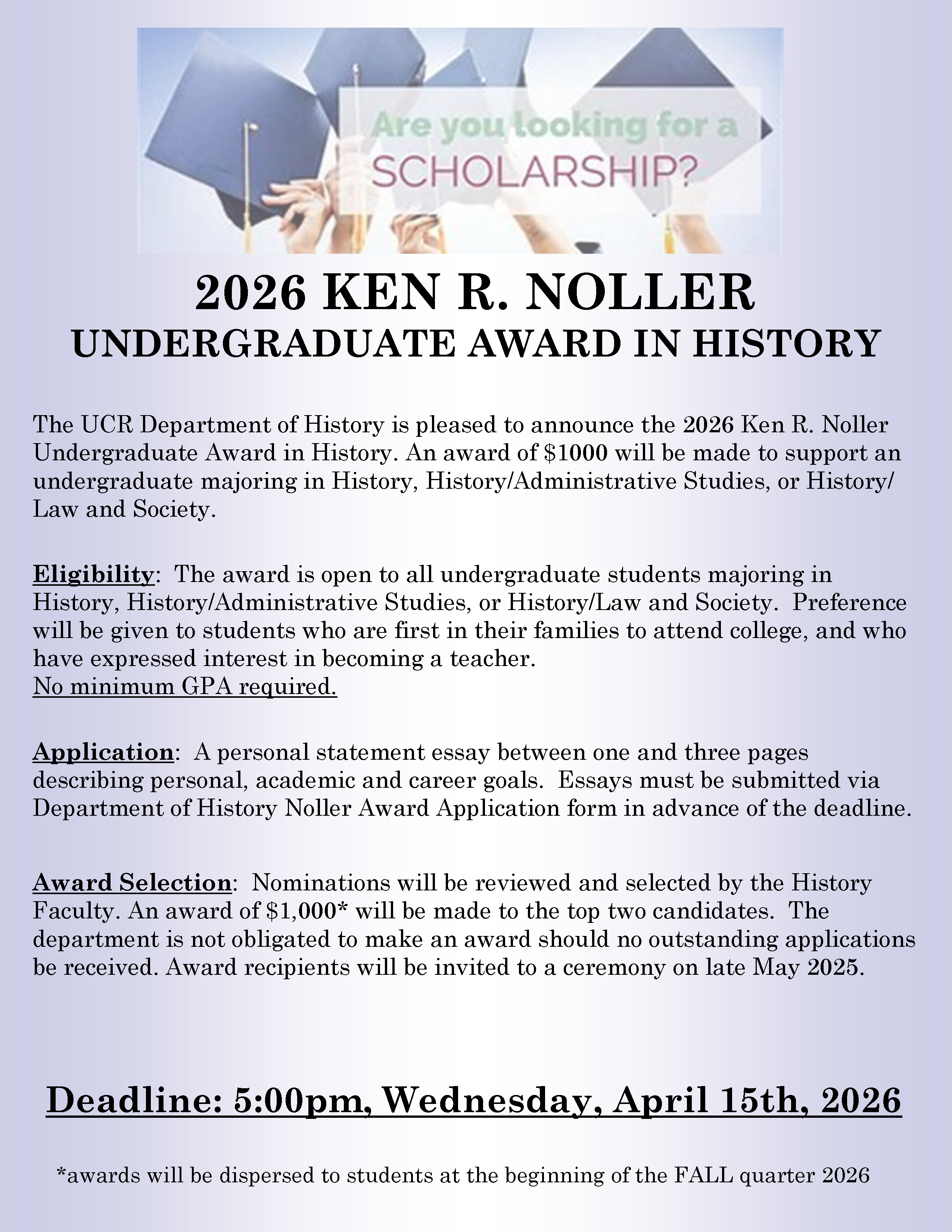 2026 Ken R. Noller Flyer