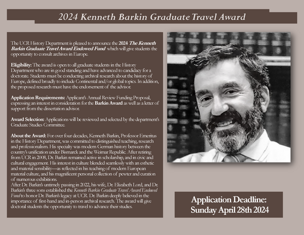 Barkin Award Flyer